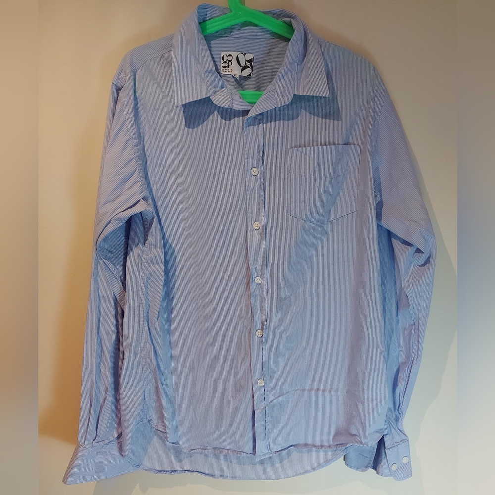 ❣️Men Barneys New York long-sleeve shirt size M (#467)